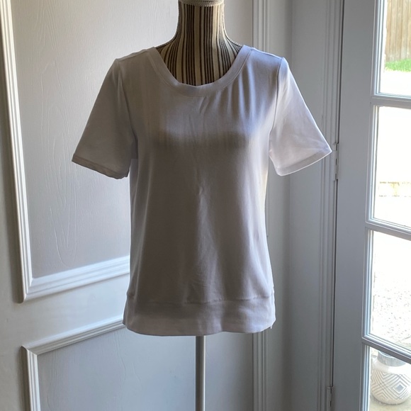 3 for $18 90 degree by Reflex cotton stretchy workout tee - Picture 2 of 4